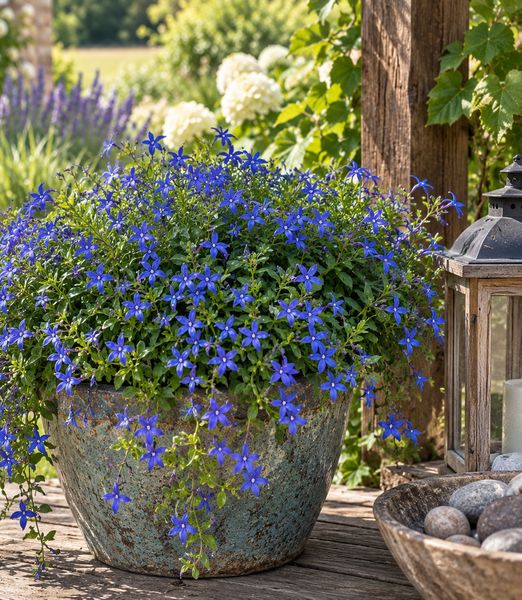 Isotoma fluviatilis ‘Dark Blue’
